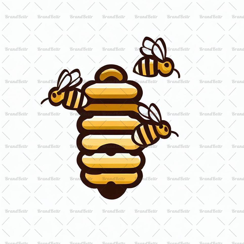 Bienenstock und Bienen